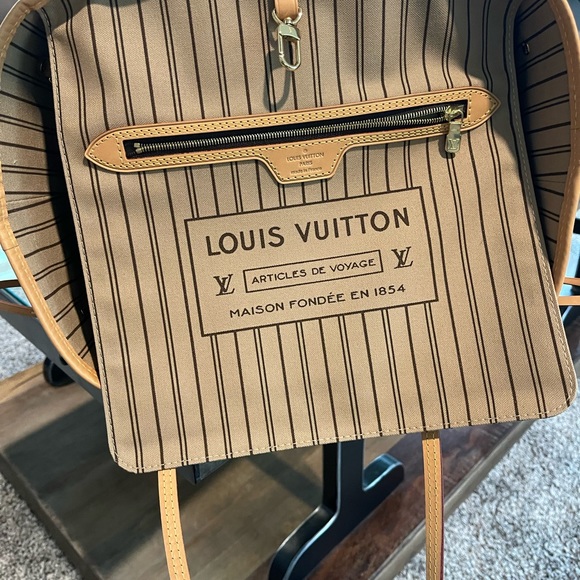 Louis Vuitton monogram game on neverfull mm - Picture 5 of 16